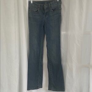 SO Women's Dark Wash Bootcut Jeans Size 1, Waist 13, Rise 7, Inseam 31